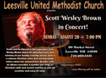 Scott Wesley Brown at Leesville United Methodist Church