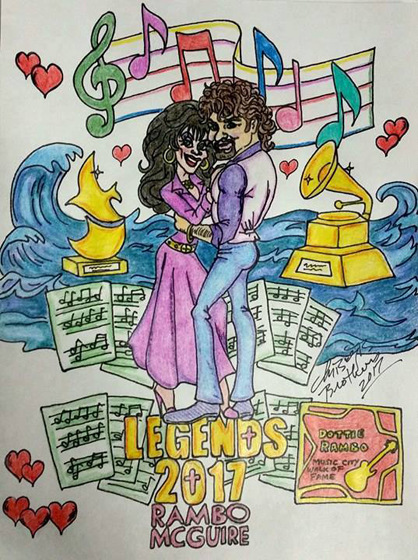 Chrisagis Brothers Drawing of Rambo-McGuire