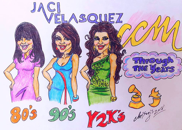 Chrisagis Brothers drawing of Jaci Velasquez