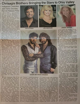 Chrisagis Brothers & Jaclyn Smith